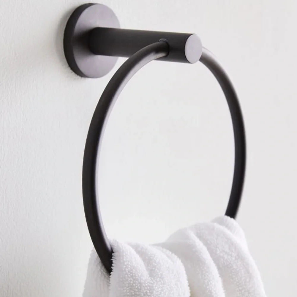 Set 2 pcs. Williams - Sonoma / West Elm modern overhang Tower Ring . Bla…